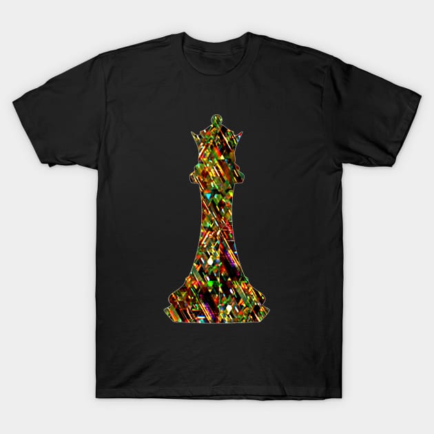 Chess Piece - The Queen 2 T-Shirt by The Black Panther